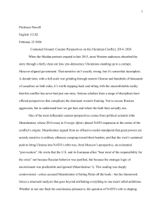 Contested Ground: Ukrainian Conflict Perspectives 2014-2024