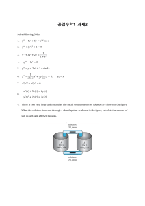 Industrial Mathematics 1 Assignment 2: ODEs