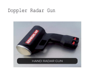 Rad Gun Controller Doppler Radar Gun: Function, Principle, and Components