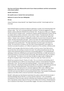 Social Factors in Berkoff & DV8 Theatre: Conflict Analysis