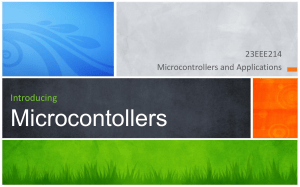 Introducing Microcontrollers - 23EEE214 Course