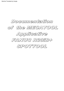 Documentation MECATOOL Applicative FANUC R30iB+ SPOTTOOL