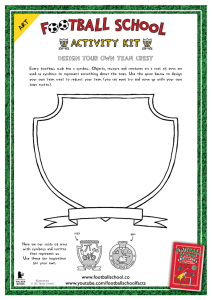 Design Your Own Football Team Crest Activity Kit