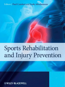 Sports Rehabilitation and Injury Prevention Textbook