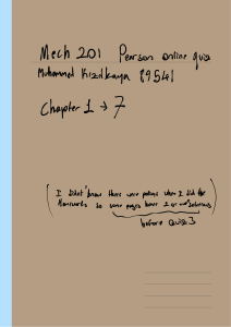 Mech 201 Pearson Online Quiz Vector Cross Product