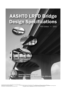 AASHTO LRFD Bridge Design Specifications 2010