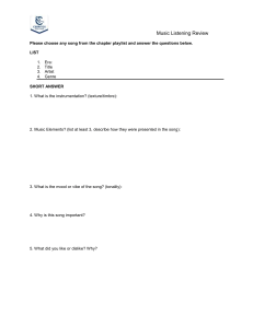 Music Listening Review Worksheet
