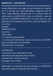 Desafio Cluster Sets: Guia de Treino