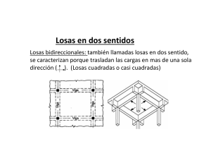 Losas en dos sentidos: Dise&ntilde;o y m&eacute;todos estructurales