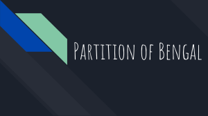 Partition of Bengal 1905: Causes & Effects