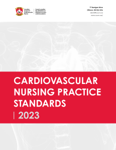 Cardiovascular Nursing Practice Standards 2023