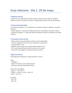 Gu&iacute;a Intensiva D&iacute;a 1: Mec&aacute;nica de Medios Continuos y Equilibrio