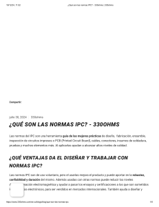 Qu&eacute; son las normas IPC: Gu&iacute;a completa para PCB