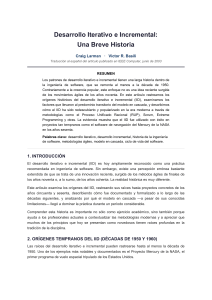 Desarrollo Iterativo e Incremental: Una Breve Historia