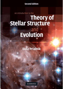 Introduction to Stellar Structure and Evolution Textbook