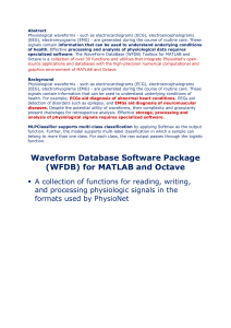 WFDB Toolbox for MATLAB/Octave: Physiological Signal Processing