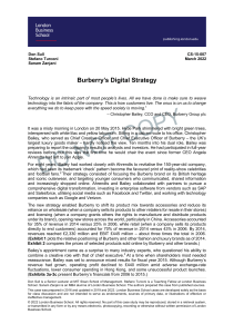 Burberry's Digital Strategy Case Study