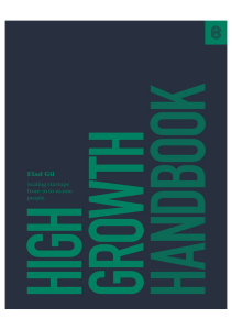 High Growth Handbook: Scaling Startups from 10 to 10,000 People
