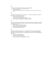 Electrical Engineering Power Problems: Single & Three-Phase Calculations