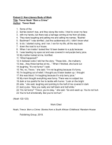 Trevor Noah 'Born a Crime' Extract: Childhood Bullying & Humor