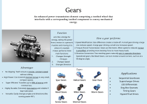 Gears: Mechanical Power Transmission Basics