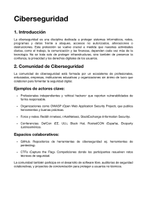 Ciberseguridad: Introducci&oacute;n y Conceptos Clave
