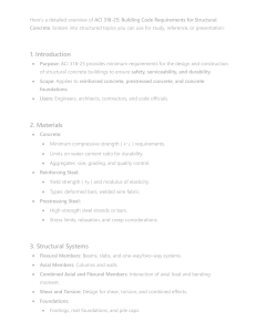 ACI 318-25 Structural Concrete Code Overview