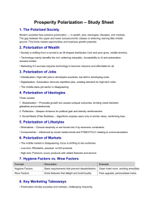 Prosperity Polarization Study Sheet: Societal & Market Trends