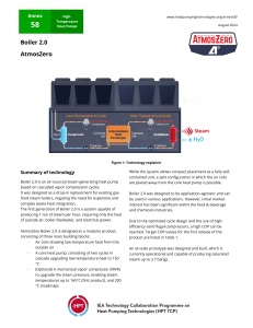 Boiler 2.0: Air-Sourced Steam Heat Pump