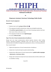 Visual Communication in Healthcare Assignment