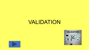 Validation Rules: Types and Examples