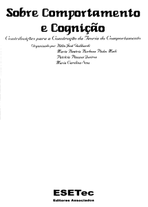 Sobre Comportamento e Cogni&ccedil;&atilde;o: Teoria do Comportamento