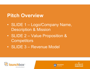 Pitch Overview: Startup Presentation Guide