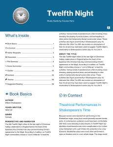 Twelfth Night Study Guide by Course Hero