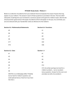 MTH2401 Study Guide