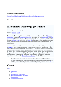 IT Governance: Definition, Frameworks, and Importance