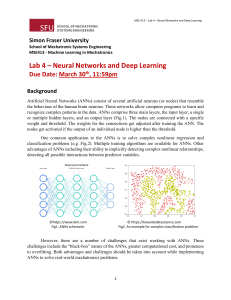 MSE 413 Lab 4: Neural Networks and Deep Learning