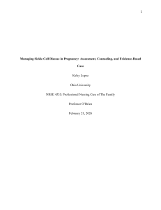 Managing Sickle Cell Disease in Pregnancy: Assessment & Care