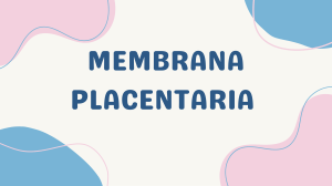 Membrana Placentaria: Estructura y Funci&oacute;n