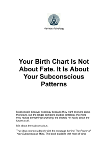 Birth Chart & Subconscious Patterns