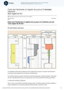 C&oacute;mo leer f&aacute;cilmente un registro de pozo en 5 minutos
