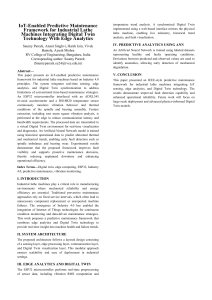 IoT Predictive Maintenance for Industrial Lathes