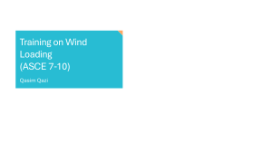 Training on Wind Loading (ASCE 7-10)