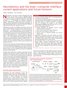 Neurobionics and Brain-Computer Interfaces: Current Applications and Future Horizons