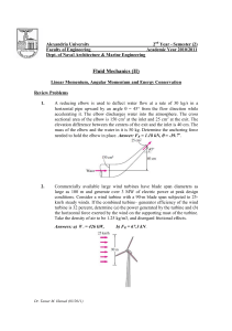 Fluid Mechanics (II) Review Problems