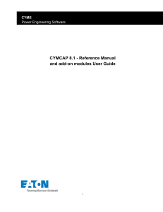CYMCAP 8.1 Reference Manual & User Guide