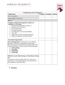 Newgiza University ICC3 Rotation-2 Portfolio Checklist