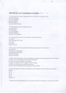 100 MCQs on Indian Constitution Part 001
