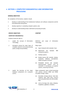 Csec Strucure CSEC Educational Report Template: Research Structure