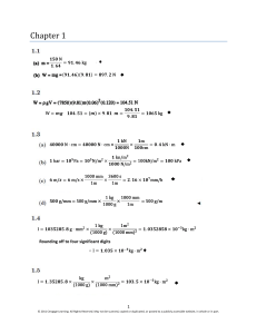 Solution Manual - Chapter 1